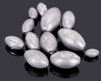 Lead Olive Sinkers, Center-Hole, 0.04–5.3 oz (1–150 g) – product photo