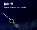 Barrel Swivel with Safety Pin Snap, Brass or Iron – product photo