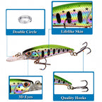 Floating Long Lip Minnow Lure, 7.5 cm (3 in) 5 g (0.18 oz) – product photo