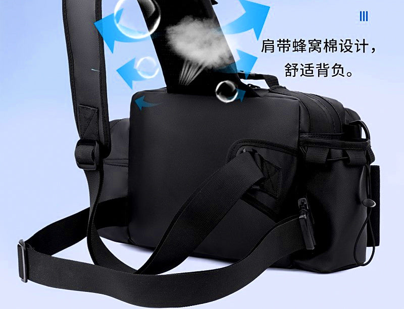 Waterproof Fishing Tackle Waist/Shoulder Bag, PVC or Oxford – product photo