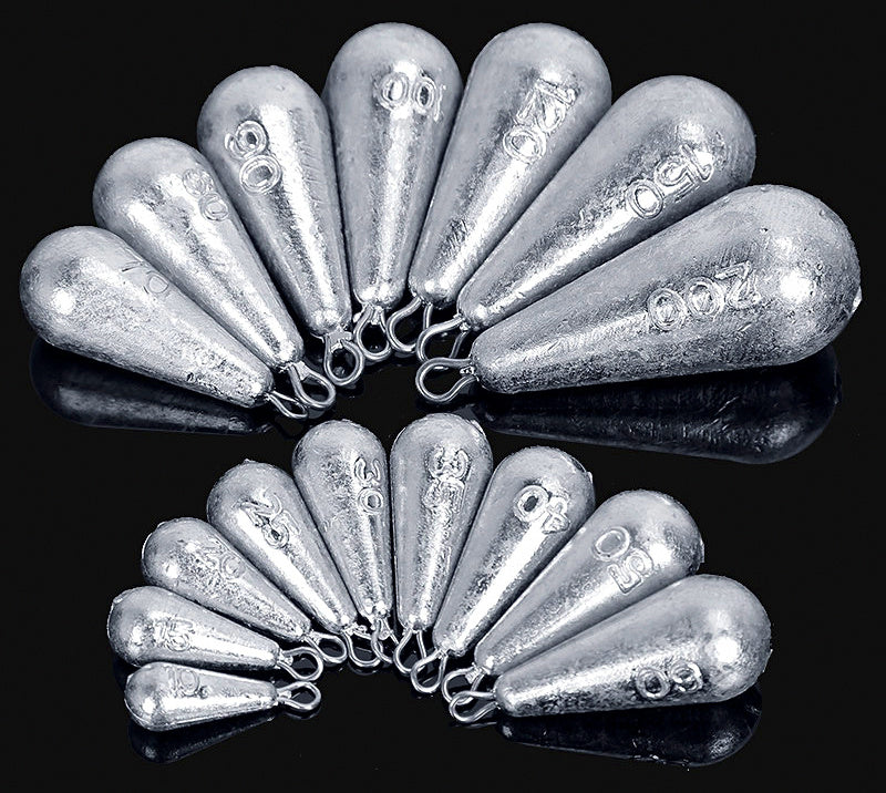 Teardrop Sinker with Eyelet, 0.35–8.82 oz (10–250 g) – product photo