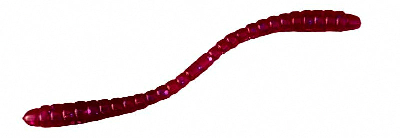 Red Soft Worm Lure, 10 cm (4 in), 10-Pack – product photo