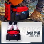 Sit-On Hard Tackle Box with Rod Holder Option, 6 L / 12 L – product photo