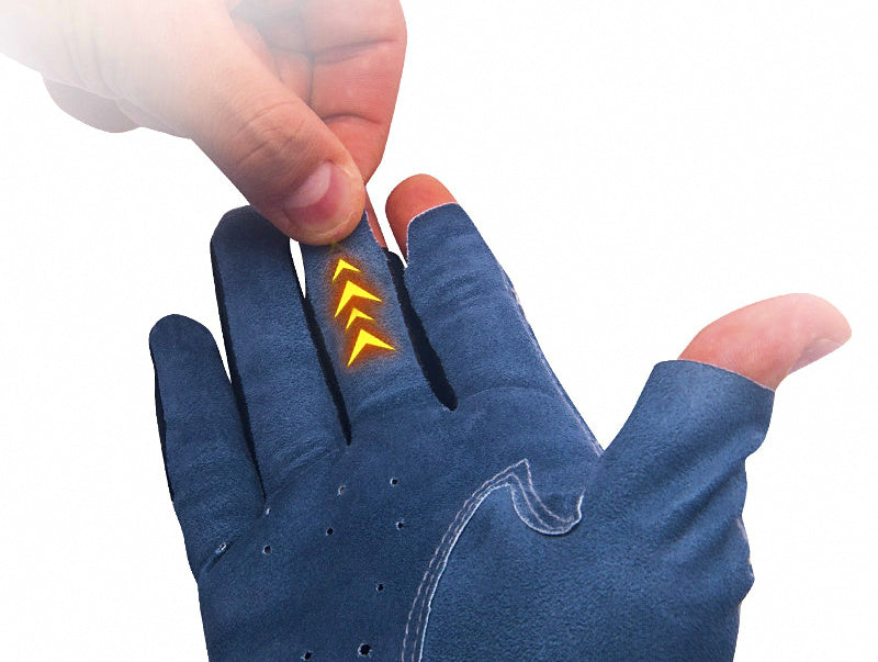 Fingerless Fishing Gloves, Men's, 3-Finger & 5-Finger Cutout – product photo