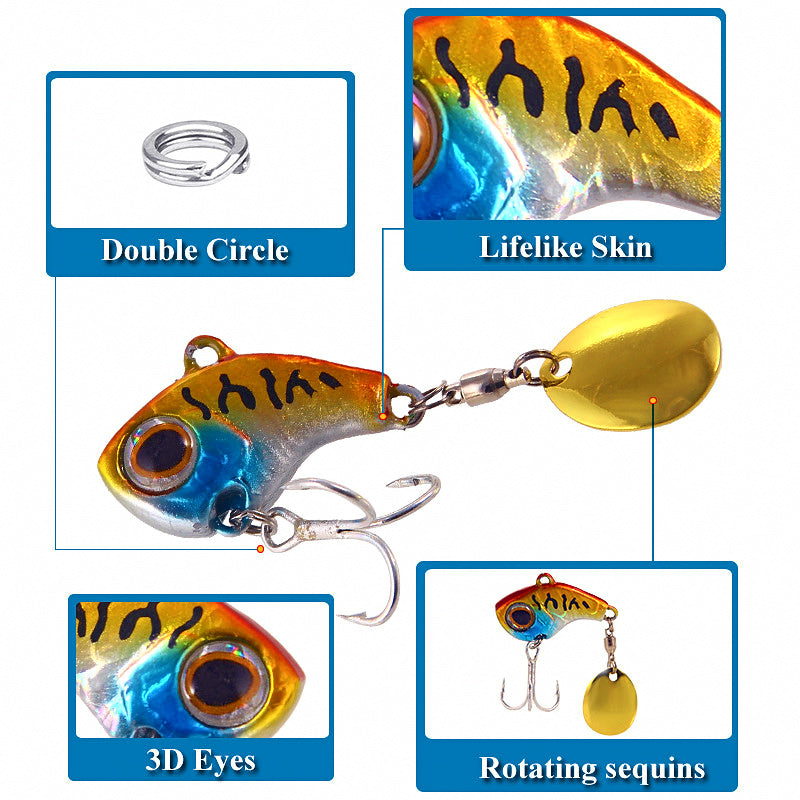 Metal VIB Blade Bait, 9–22 g (0.3–0.8 oz) – product photo