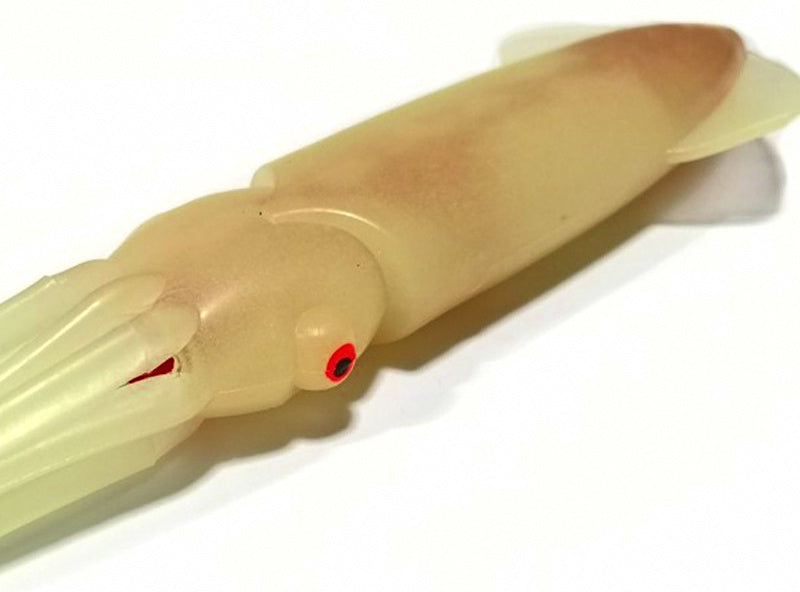 Glow Soft Plastic Squid Bait, 10-23 cm (4-9 in) – product photo