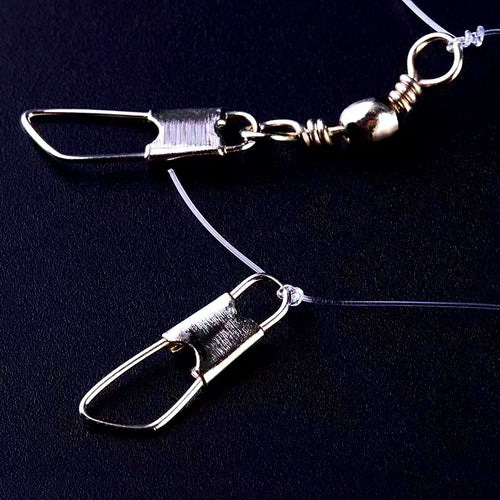 Red Skin 3-Hook Bait Rig, 90 cm (35 in), Glow, Size 16