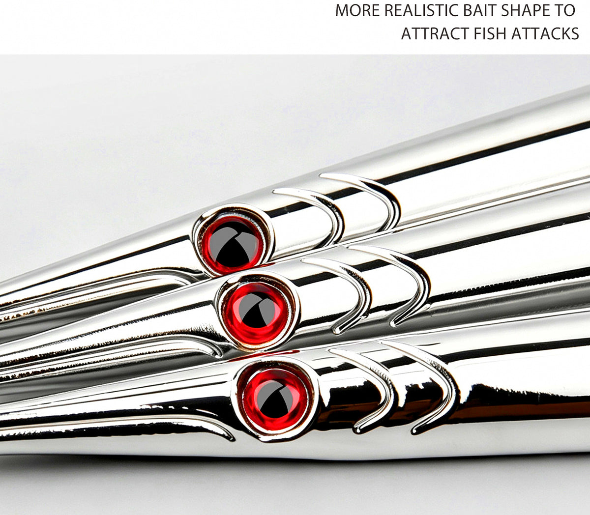 Chrome Metal Speed Jig, 60–500 g (2.1–17.6 oz) – product photo
