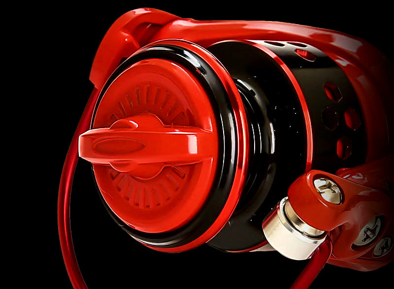 Mini Spinning Reel, Front Drag, Interchangeable Handle – product photo