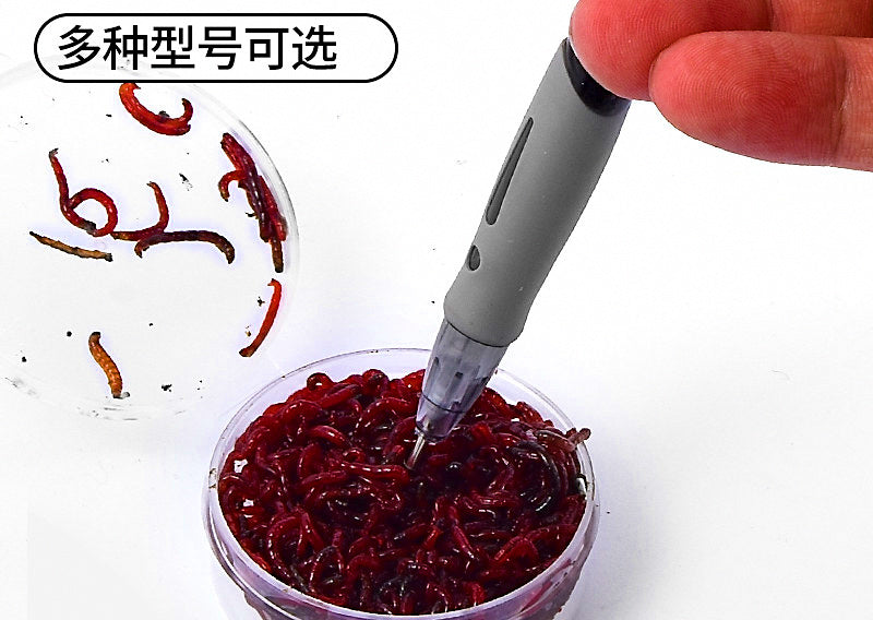 Bloodworm Bait Threader Pen, Quick Worm Hook Loader – product photo