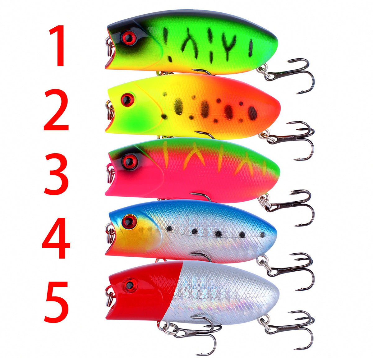 Floating Popper Lure, 5.5 cm (2.2 in), 10.5 g (0.37 oz) – product photo