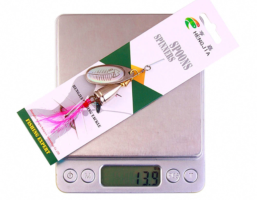 Willow Leaf Spinner Spoon Lure, 6.8 cm, 10 g (0.35 oz) – product photo