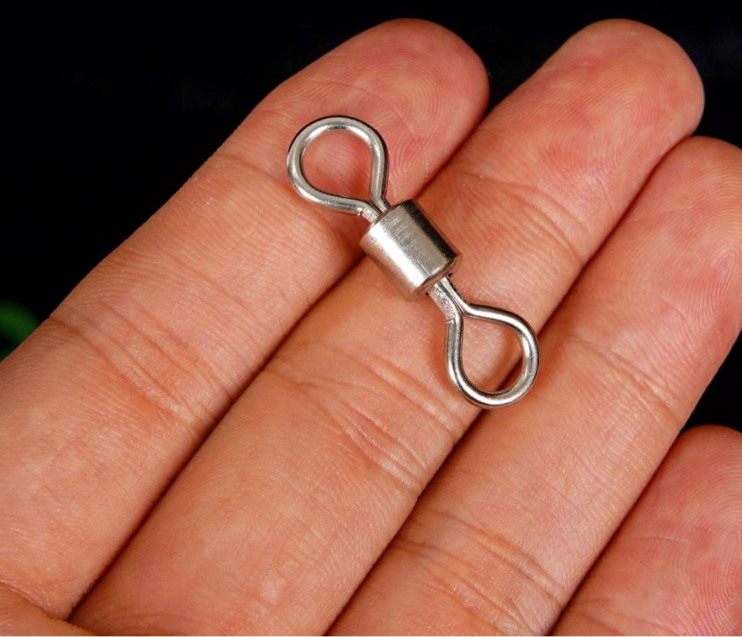 Carbon Steel Barrel Swivels, Sizes 8 to 10/0 – product photo