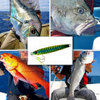 Slow Pitch Jig, 120 g & 150 g (4.2 & 5.3 oz), Laser Glow – product photo