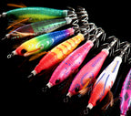 Floating Wooden Shrimp Squid Jig, 5.6 g (0.2 oz) – product photo