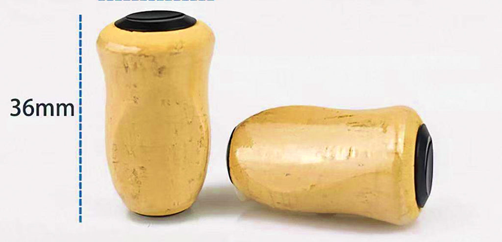 Flat Cork Reel Handle Knob, Lightweight Upgrade – product photo