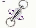 Stainless Steel Double Bearing Swivel, Size 5 & 6, 5 or 10 Pack – product photo