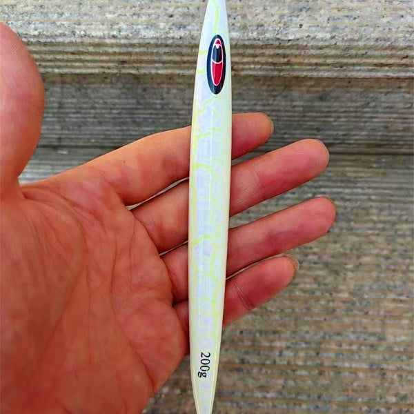 Long Glow Fast-Sinking Jig, 80–1000 g (2.8–35.3 oz) – product photo