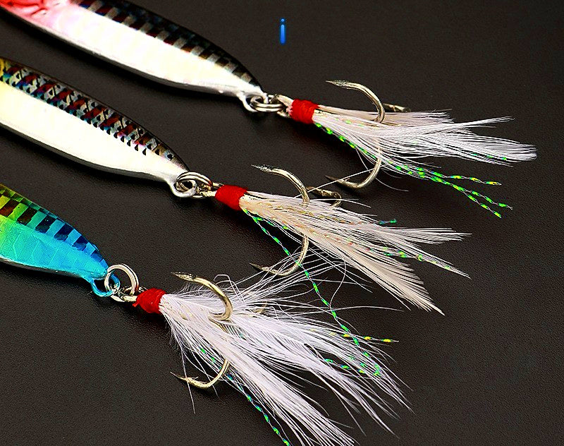 Casting Metal Jig, 7–18 g (0.25–0.63 oz), Feather Hook – product photo