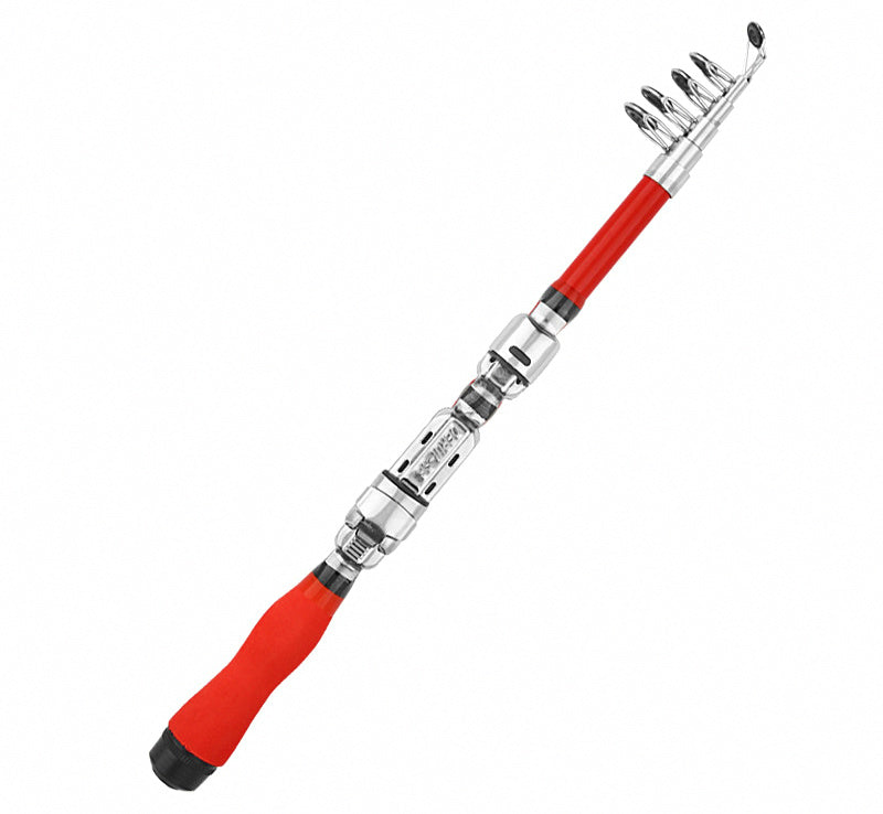 Telescopic Fiberglass Saltwater Rod, 1.0–2.3 m (3.3–7.5 ft) – product photo