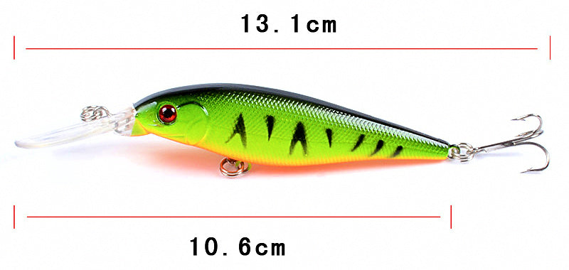 Minnow Hard Bait Lure, 110 mm (4.3 in), 10 g (0.35 oz) – product photo