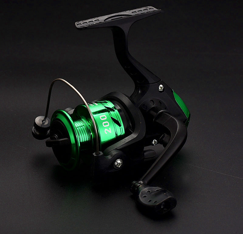 Size 200 Spinning Reel, Spooled Without Line, 6 Colors – product photo