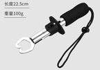 Stainless Steel Fish Gripper Set with Pliers and Lanyard – product photo