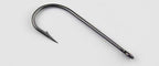 Long Shank Barbed Offset Hooks, Black, Bulk Pack – product photo
