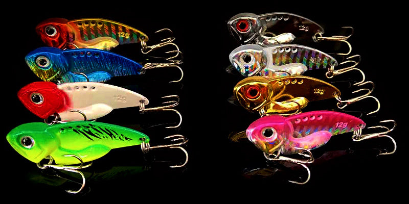 Metal VIB Blade Bait with Treble Hooks, 7–20 g (0.25–0.7 oz) – product photo