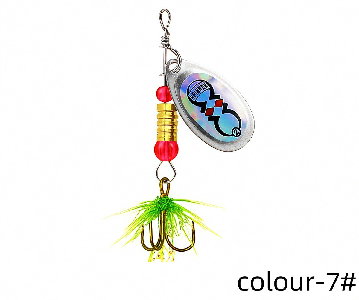 Spinner Blade Spoon Lure, 3 g (0.11 oz), 6 cm, Treble Hook – product photo