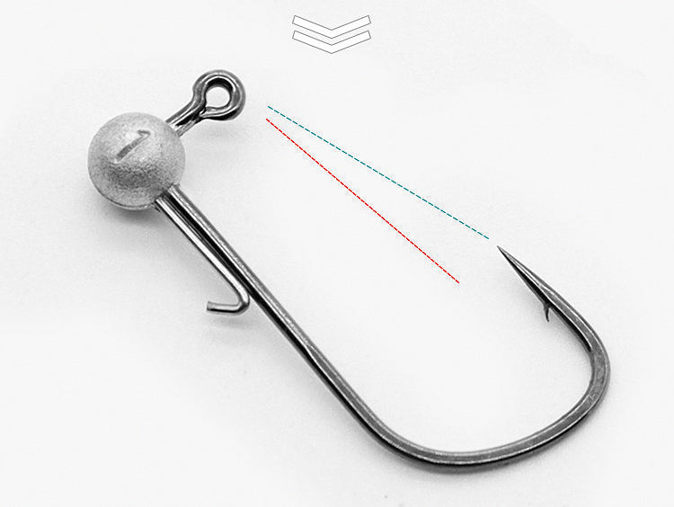 Micro Lead Head Hooks, 5-Pack, 0.6–2.7 g (0.021–0.095 oz) – product photo