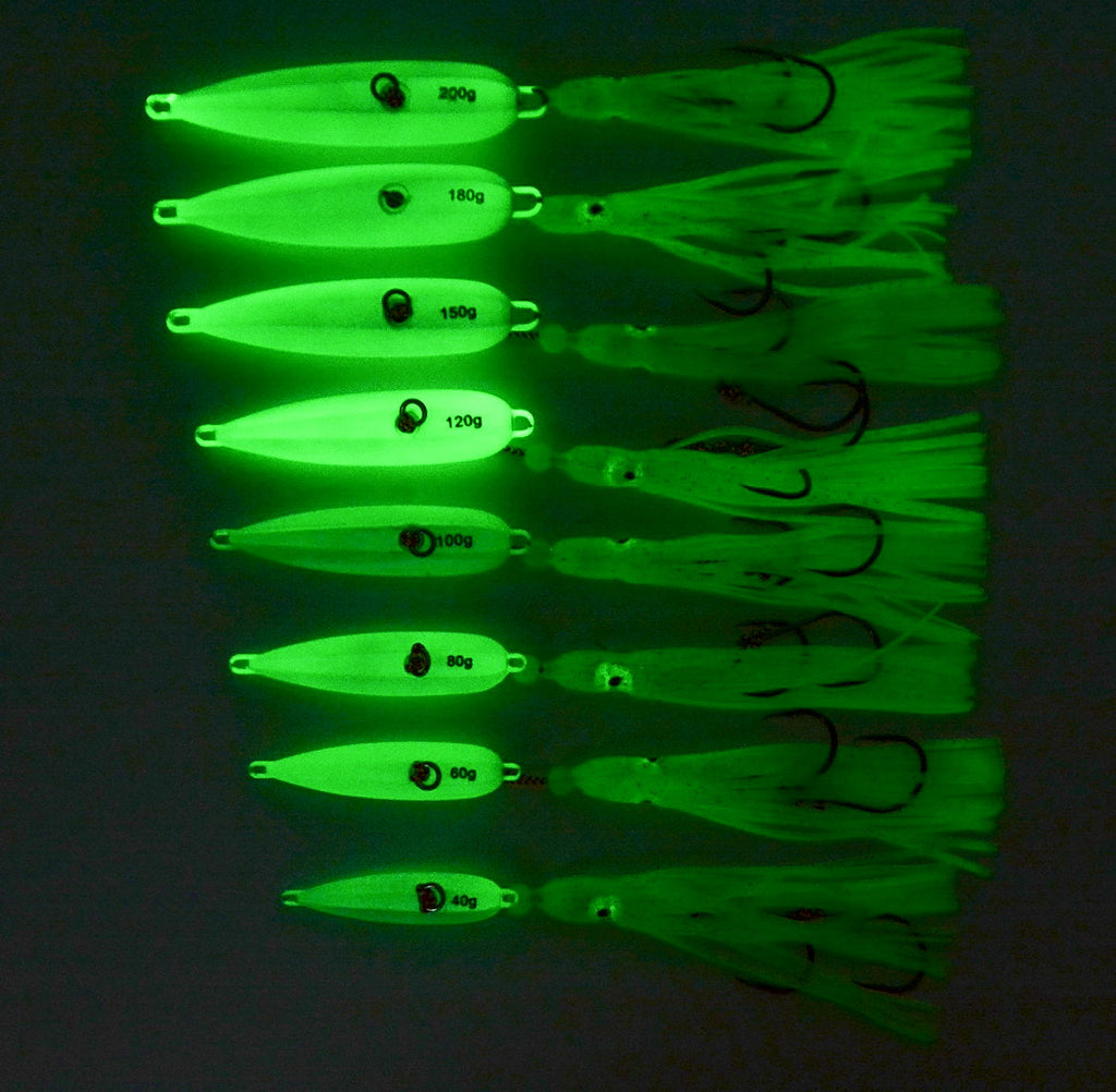 Slow Pitch Metal Jig, 40–200 g (1.4–7.1 oz) – product photo