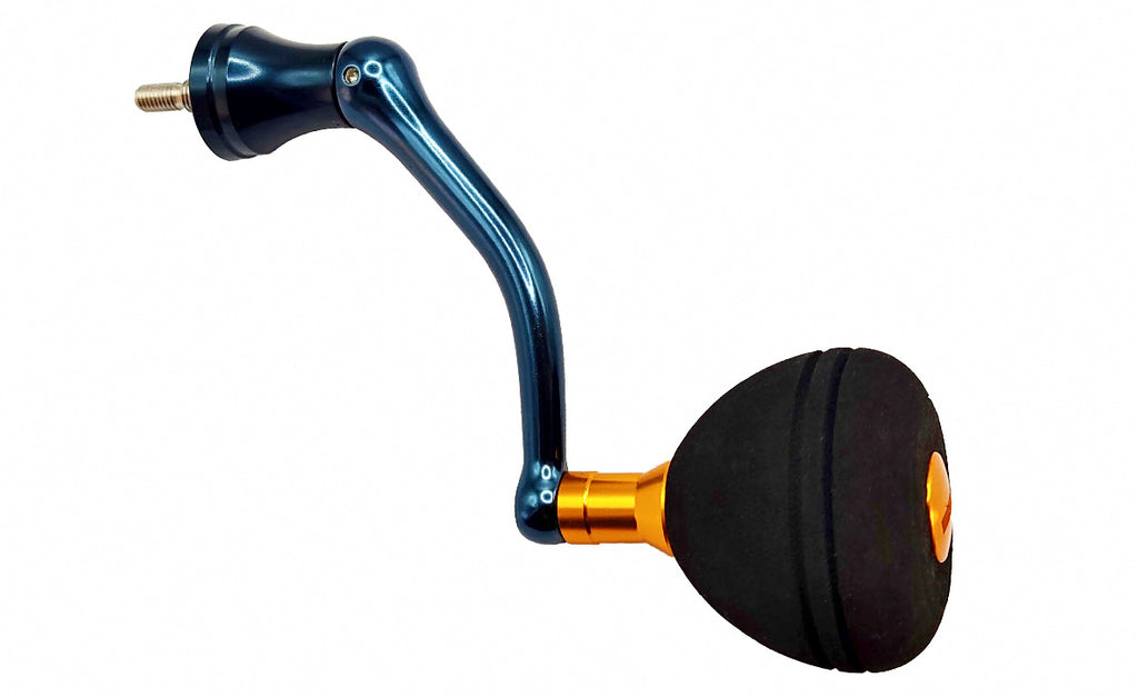 Screw-In Folding Spinning Reel Handle, Single Arm, EVA Knob – product photo