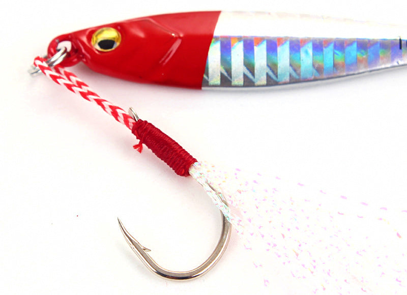 Casting Metal Jig with Dressed Hooks, 8–25 g (0.3–0.9 oz) – product photo
