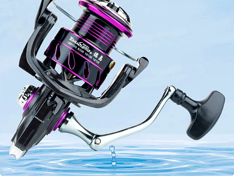 Carbon Frame Spinning Reel, 10 Bearings, Sizes 1500–7000 – product photo