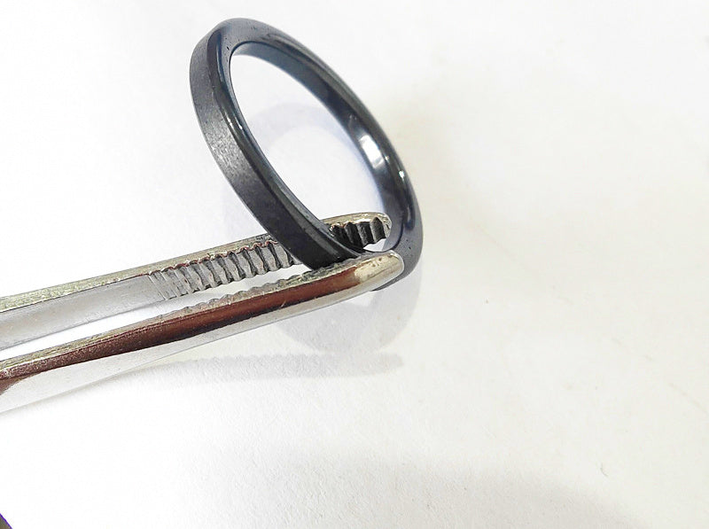Black Ceramic Rod Guide Ring, Replacement Sizes 3#–50# – product photo