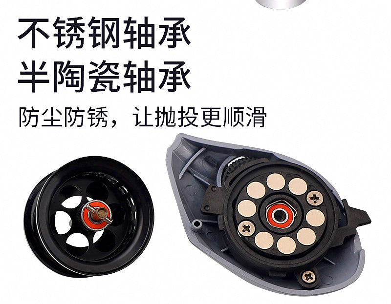 Teardrop Baitcasting Reel, 300 Series, Left or Right Hand – product photo