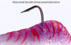 Segmented Shrimp Soft Bait Lure, 8–9.5 cm (3.1–3.7 in) – product photo
