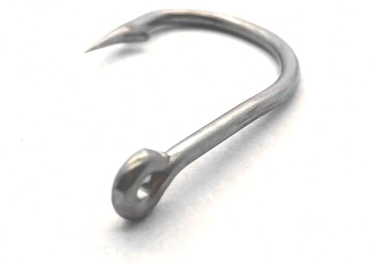 Stainless Steel Barbed Short Shank Hooks, Sizes 0.5–6 – product photo