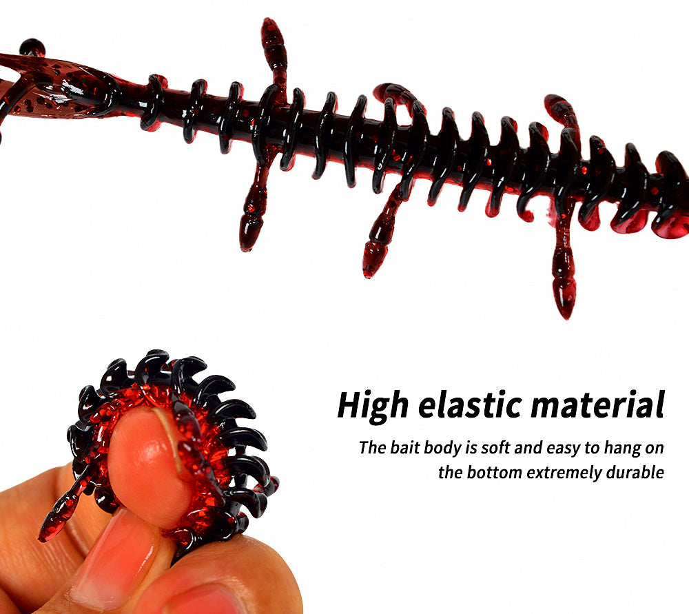 Twin Tail Shrimp Soft Bait, 8-Pack, 5.5 cm or 7 cm – product photo