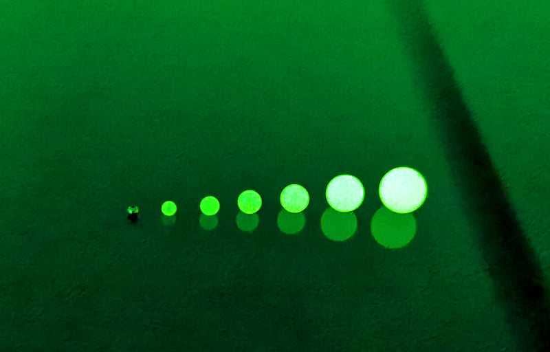 Glow Stopper Beads for Texas & Fly Rigs, 100 pcs – product photo