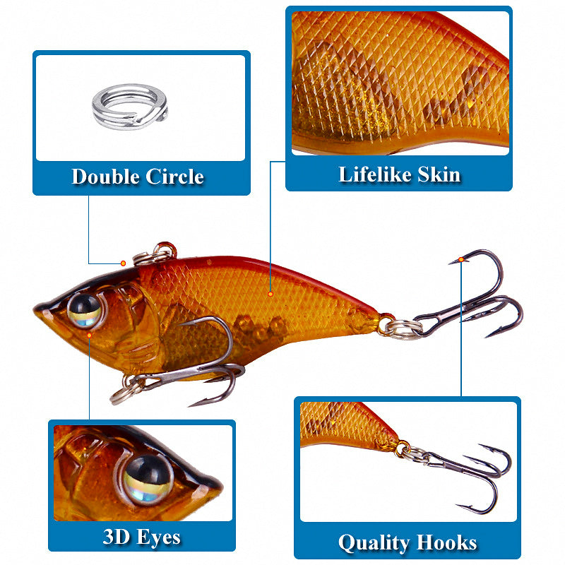VIB Sinking Lipless Crankbait, 15 g (0.5 oz), 5.5 cm – product photo