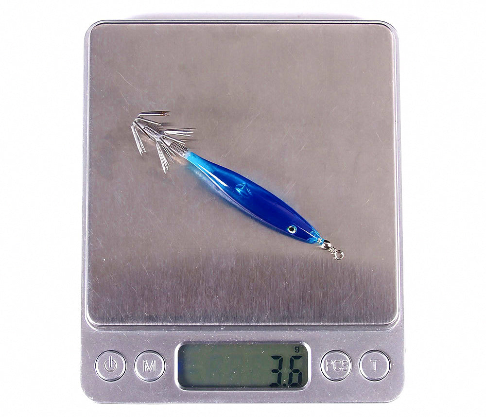 Wood Shrimp Squid Jig, 8 cm 18 g (0.6 oz), 5-Pack – product photo