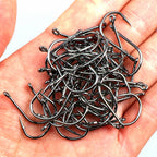 Iseni Hooks, Barbed High-Carbon Steel, Sizes #3–#15 – product photo