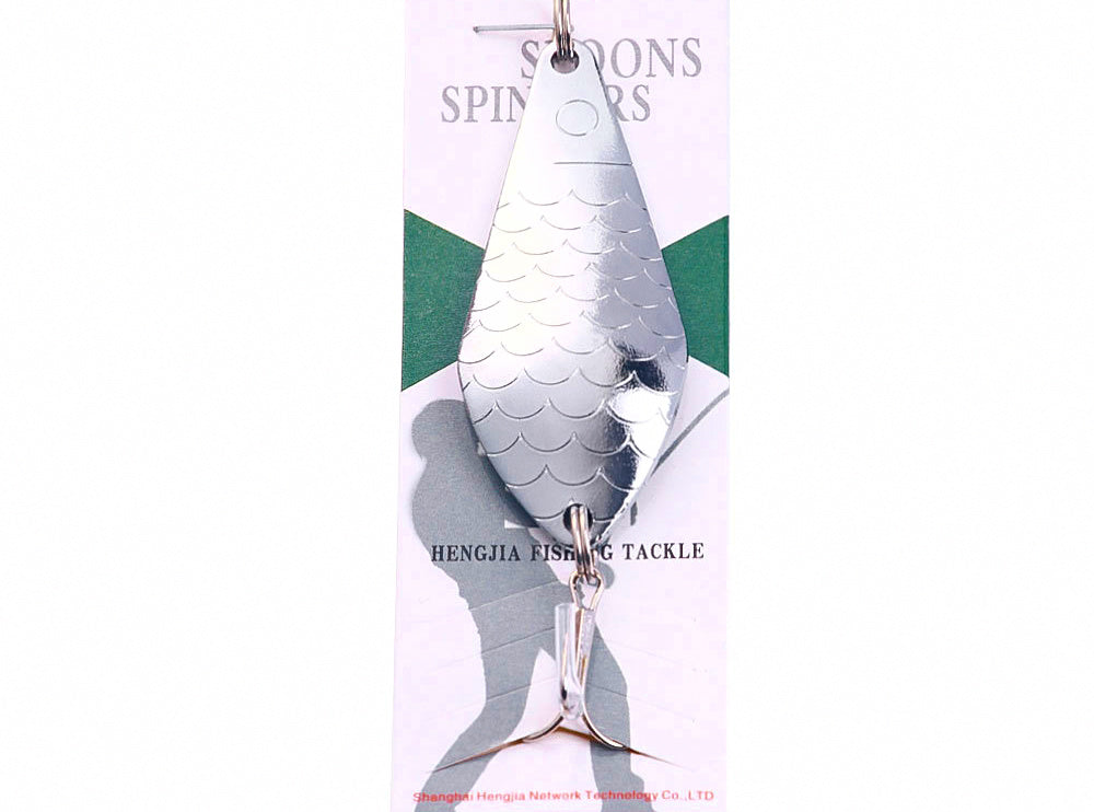 Casting Spoon Lure, 20 g (0.7 oz), 7 cm, Treble Hook – product photo
