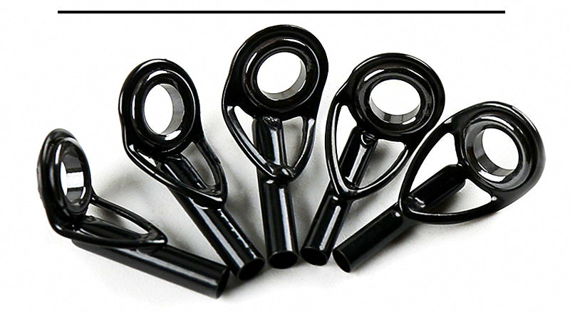 Black Ceramic Ring Tip Top Guide for Rod Building & Repair – product photo