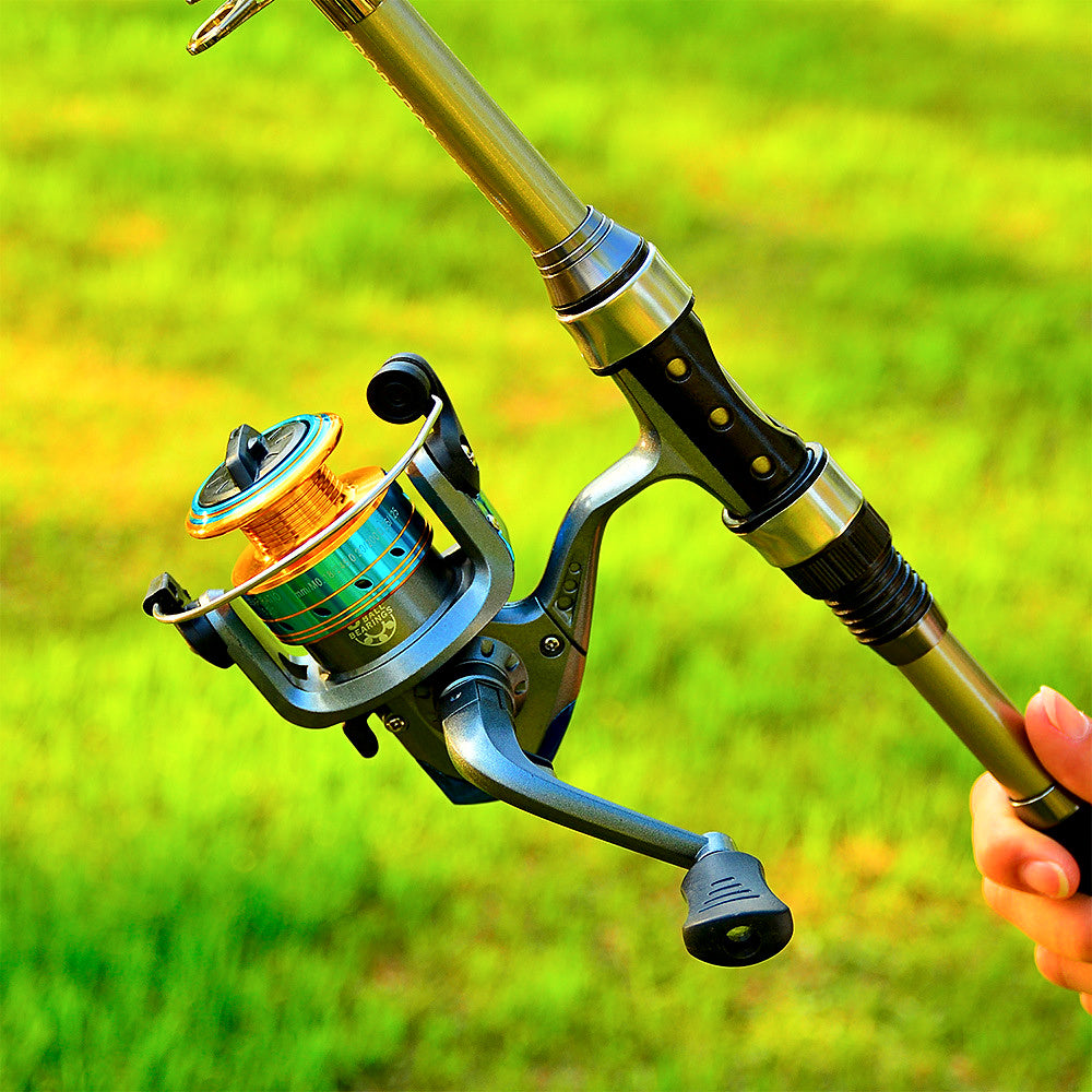 Spinning Rod & Reel Combo, 1.8 m (5.9 ft) with Bag, Tackle Box