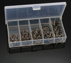 Ise Hook Assortment, 151 pcs, Sizes 4-12, Barbed Eyed – product photo