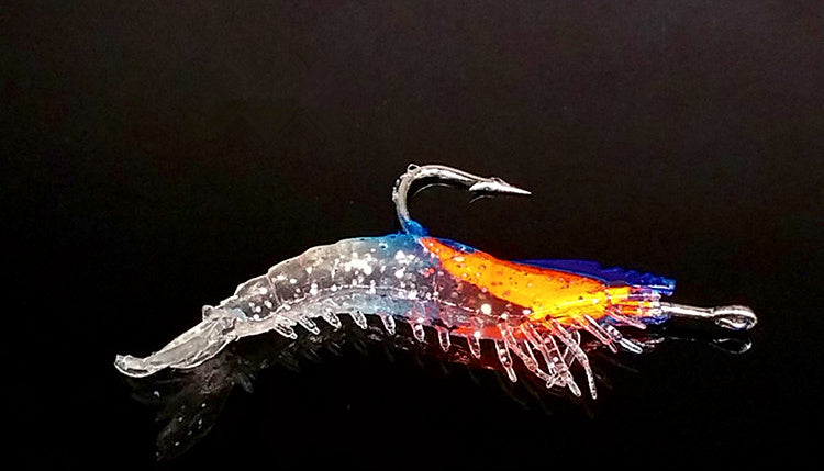 Weighted Soft Shrimp Lure with Hook, 6 cm (2.4 in), 3 g – product photo