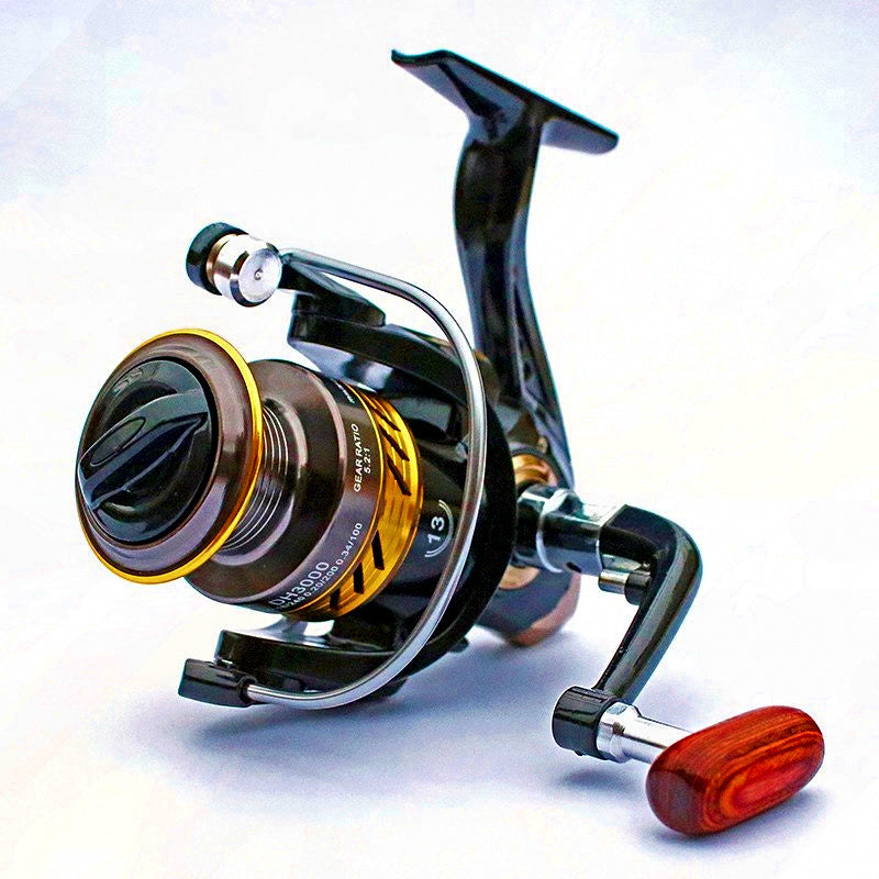 Long Cast Fishing Reel, 13 Bearings, 2000–7000 Series – product photo